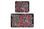 Mijölnir Juego de alfombras de baño Black Rose Multicolor